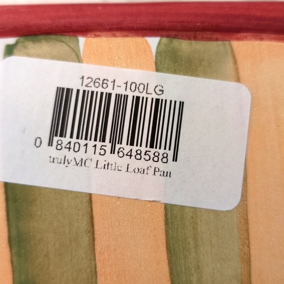 NWT MacKenzie Child retired  Cabbage Rose little loaf pan - Picture 5 of 6